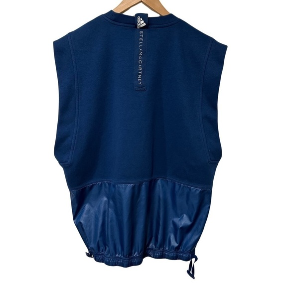 Stella McCartney x Adidas Sweatshirt Vest Blue Size Medium - Picture 7 of 8